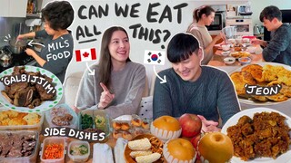 What We Ate in a Week 🇰🇷 Korean Mom's Food Edition 🍲 Galbijjim, Jeon, Side Dishes, Giant Fruit etc.