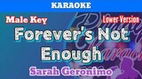 Forever's Not Enough by Sarah Geronimo (Karaoke : Male Key : Lower Version)