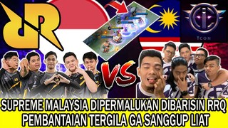 RRQ VS ICON. SUPREME MALAYSIA DIPERMALUKAN DIBARISIN RRQ, PEMBANTAIAN TERGILA GA SANGGUP LIAT