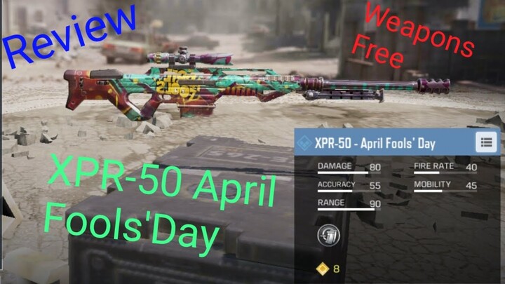 Call Of Duty Mobile Garena : Review -XPR-50-April Fools'Day