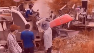Máy Cắt Lúa KUBOTA 105x Nhạc Thiếu Nhi Remix Vui Nhộn l Máy Gặt Lúa