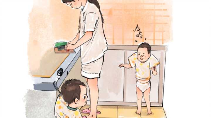 Bé yêu: Mẹ ơi, con bị phơi lên rồi này