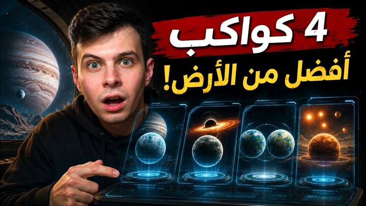 4 كواكب قد تكون أفضل من الأرض للحياة! | محاكاة علمية تكشف عوالم مذهلة خارج نظامنا الشمسي
