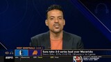 ESPN SC| Matt Barnes rips Luka Doncic stays hot, but Mavericks fall apart late as Suns take 2-0 lead