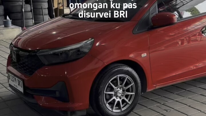 Honda Brio ganti velg hsr Wheel R14