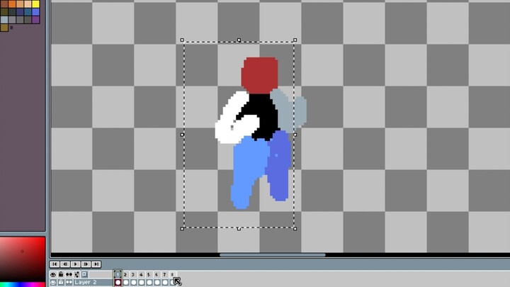 Introductory tutorial for pixel art in independent games: 02 Simple attack animation