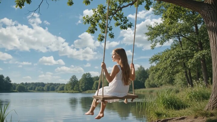 Girl_swinging_by_lake