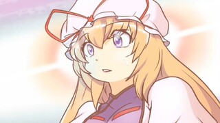 A more abstract version of Yakumo Yukari's Meow Meow Dance