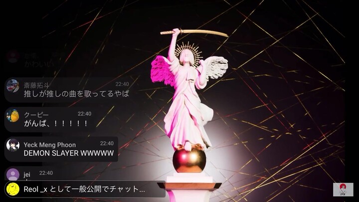 【Reol】Reol在直播中激情翻唱LiSA的鬼灭之刃OP紅蓮華