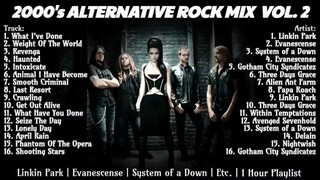2000 s Alternative Rock Mix 2 - 1 Hour Playlist - Linkin Pa