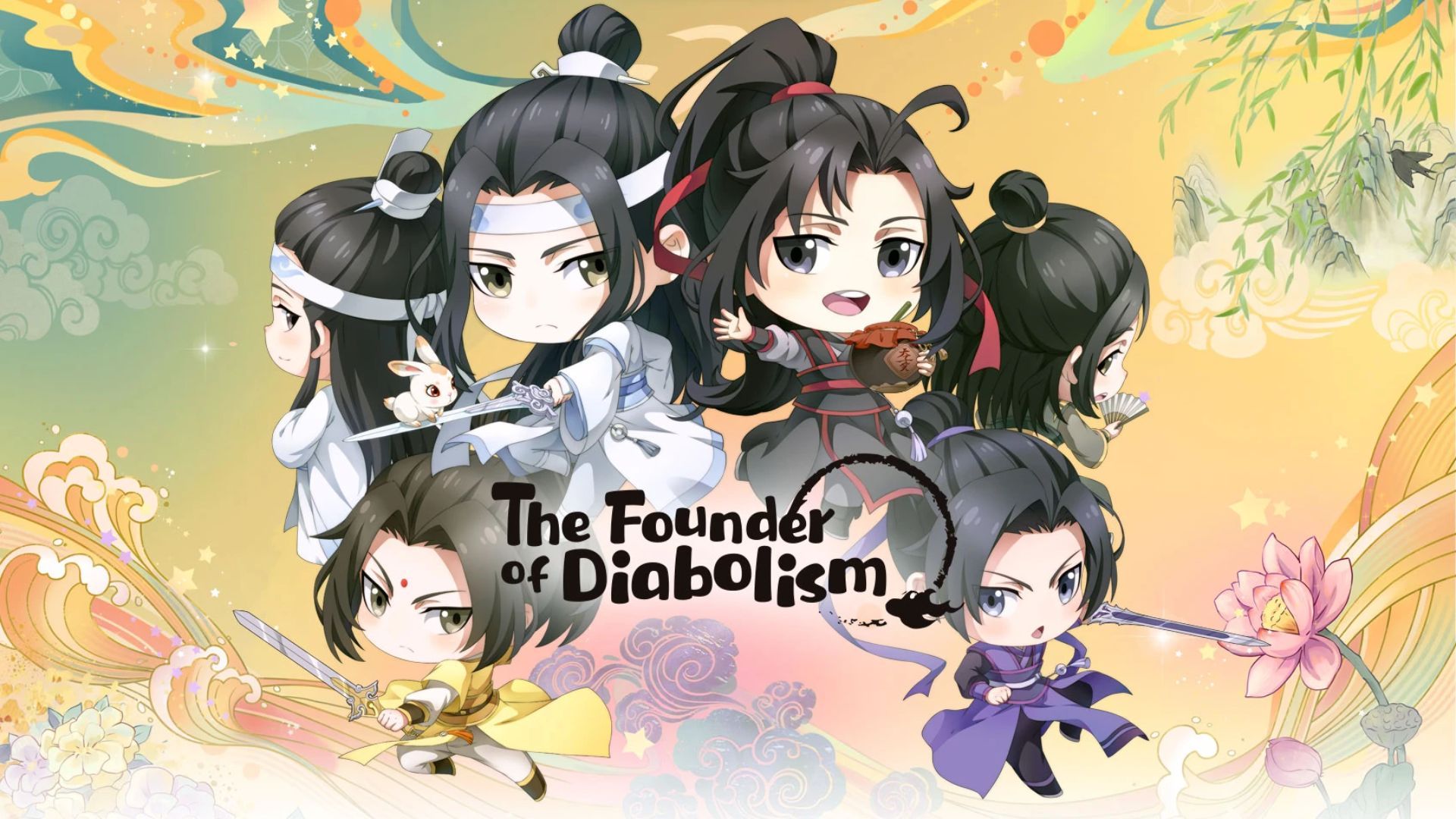 Anime, Mo Dao Zu Shi, Xue Yang, Xiao Xingchen, Chibi, HD wallpaper