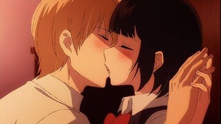 Hanabi and Ecchan Kissing and Bed Scene in HD !! (Scum's Wish) 💋🥵