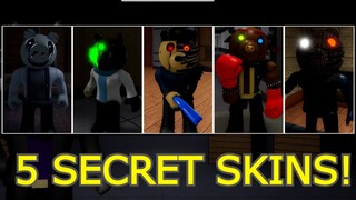 How to get 5 SECRET SKINS in PIGGY: FORGOTTEN MEMORIES! - Roblox