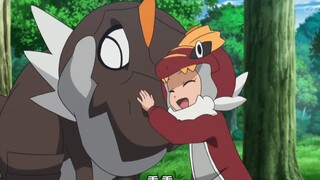 [Pokémon] The cute baby Tyrannosaurus and the caring Pokémon Yurika, these two little cuties are twi