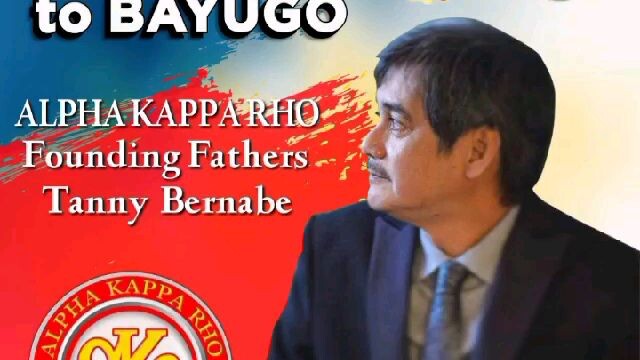 happy 49 anniversary  Alpha kappa rho long live Bayugo chapter long live national  council