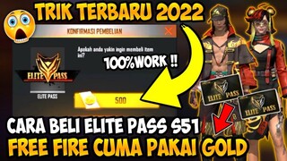 CARA BELI ELITE PASS FREE FIRE CUMA PAKE GOLD TERBARU AGUSTUS 2022