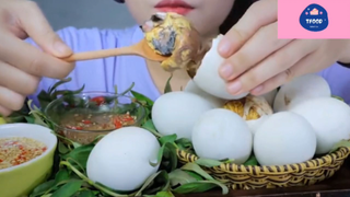 Mukbang trứng vịt lộn #anngon