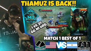 THAMUZ JADI META DI M4 COY!! SIAPA NI ORG NGERI BANGET MAENNYA!!  THE VALLEY VS S11 BO1