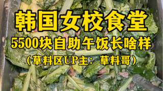 Seperti apa makan siang prasmanan seharga 5.500 won di kafetaria sekolah perempuan Korea? (Suara ken