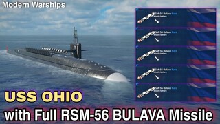 Modern Warships: USS OHIO with Full RSM-56 BULAVA Missile.