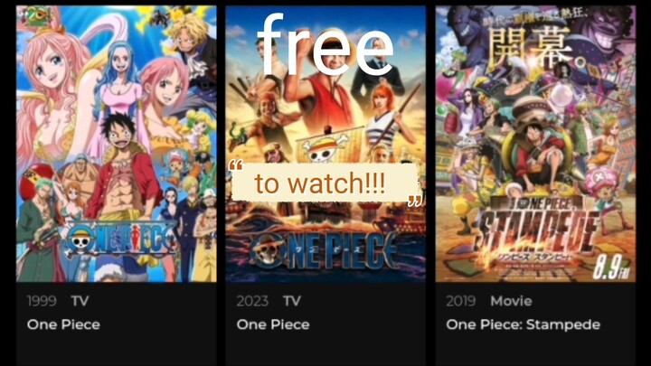 paano manood ng one piece live action (na walang Netflix) [free]