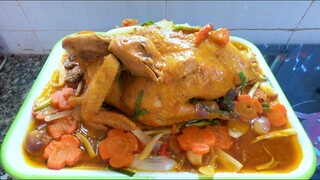 GÀ HẤP NƯỚC MẮM ăn cơm || việt miền tây