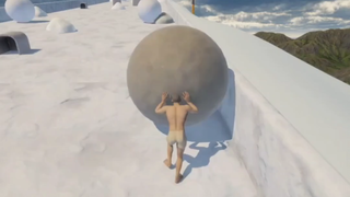 Humorous Sisyphus