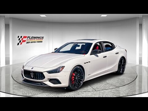 2021 Maserati Ghibli Start Up, Test Drive and Walk Around