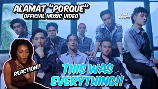 ALAMAT 'porque' | OFFICIAL MV | REACTION