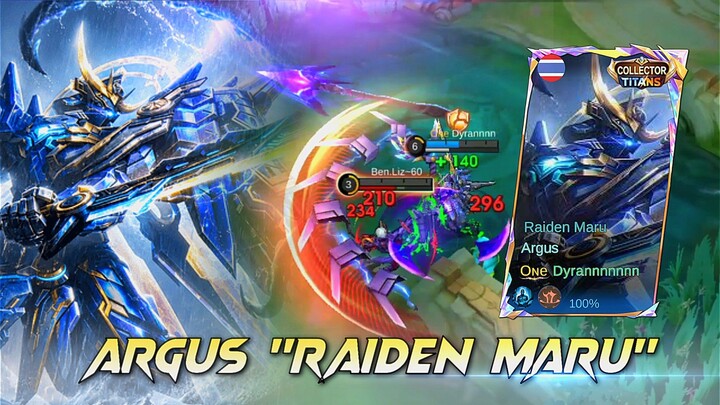 MODELNYA CAKEP GINI BRO!! - REVIEW SKIN CC TITANS ARGUS "RAIDEN MARU" 🔥