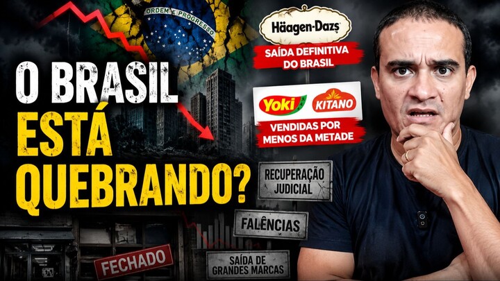 GRANDES MARCAS ESTÃO SAINDO DO BRASIL. Economia Brasileira Quebrando?
