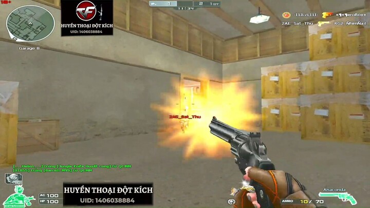 Mang khẩu lục huyền thoại Anaconda trở lại sẽ như thế nào #CrossFire