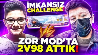 YENİ GELEN ZOR MOD'TA 2 VS 98 ATTIK!! w/@NARUTO Pubg Mobile - PUBG Mobile