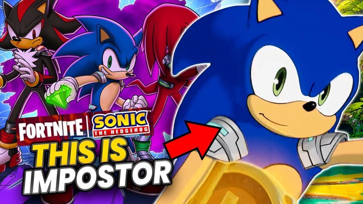 Sonic do fortnite nao é SOnic