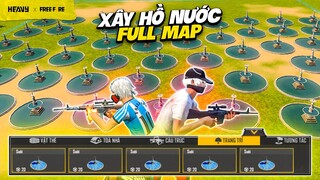 Bắn nhau loạn xạ trong map toàn hồ nước chế độ thiết kế bản đồ | HEAVY Free Fire