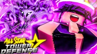 TESTEI o NOVO SASUKE 6 ESTRELAS da ATUALIZAÇÃO do ALL STAR TOWER DEFENSE - ROBLOX