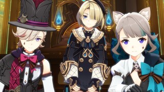 [Genshin Impact Animation] The unknown side of the three Fontaine siblings
