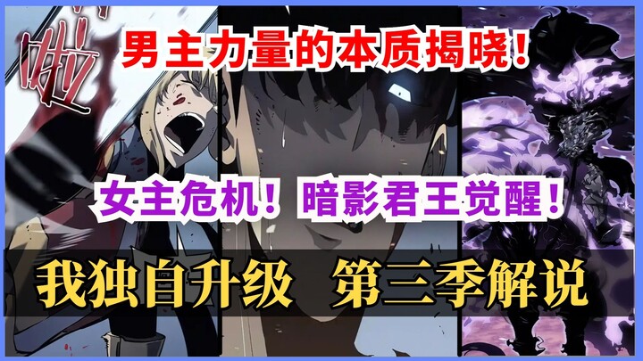 爽！再战神庙！暗影君王降临！车猎人大危机！💥【我独自升级 第三季剧情解说】