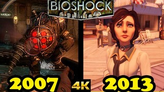 Evolution of BioShock games (2007-2013 + Remastered 2016)