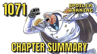 (CHAPTER SUMMARY) One Piece Chapter 1071 Spoilers