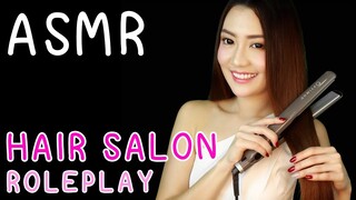 ASMR ไทย ร้านตัดผม หนีบผม นวดศีรษะ Relaxing Hair Salon✂️| ASMR Haircut Roleplay