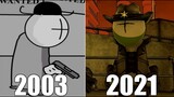 Evolution of Sheriff in Madness Combat Games [2003-2021]