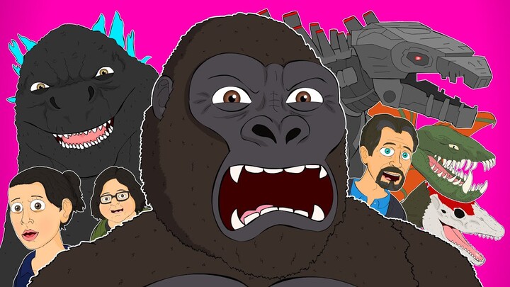 ♪ GODZILLA VS KONG THE MUSICAL REMIX - Animated Song