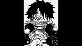 NEVER BACK DOWN, NEVER GIVE UP #edit #fypシ #viral #anime #editing #onepiece #zoro #luffy