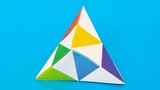 Đơn giản và thú vị origami "Unbreakable Triangle", chơi nó sau giờ học, nó thực sự thú vị!