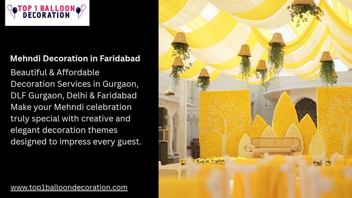 Mehndi Decoration in Faridabad