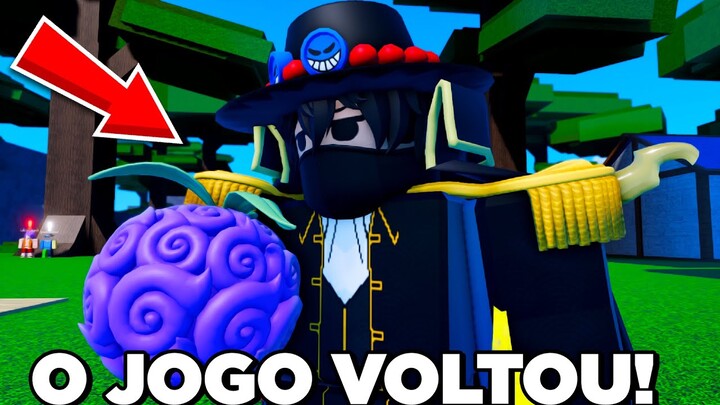 MEU JOGO DE ONE PIECE DO ROBLOX VOLTOU E MUDOU TUDO!!