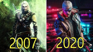 Evolution of CD Projekt Red Games 2007-2020