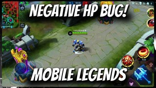 NEW BUG! NEGATIVE HP BUG! | Mobile Legends: Bang Bang