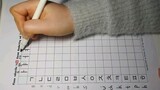 writing and reading korean alphabet